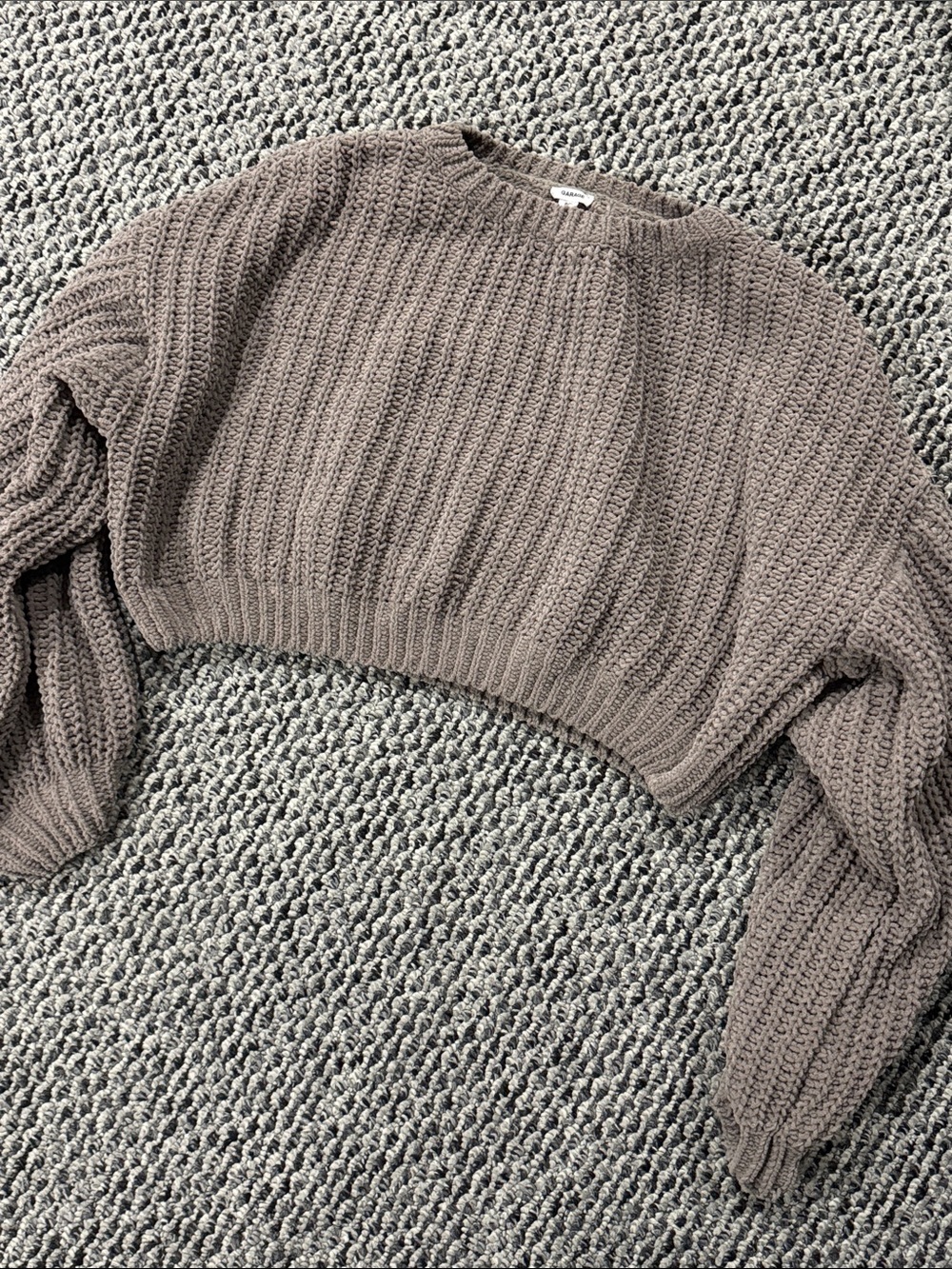 Chunky Knit Cropped Sweater